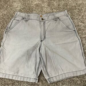 Carhartt Light Gray Men's Flat Front Shorts